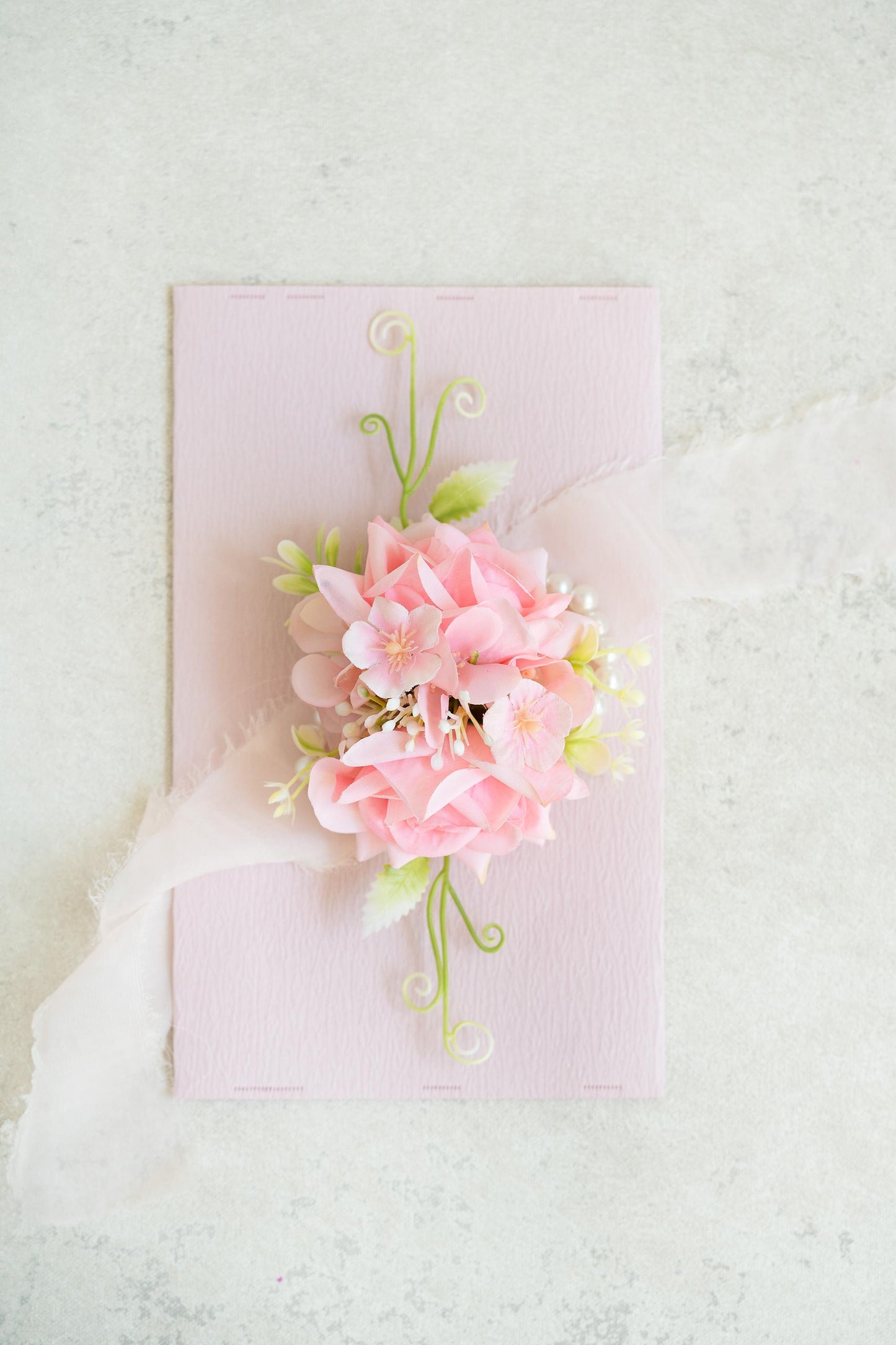 Classic Pink Rose Pearl Bracelet Wrist Corsage Gift for Her Rustic Wedding Bridal Accessories, Bridesmaid Gift, Prom Gift, Beach Swag