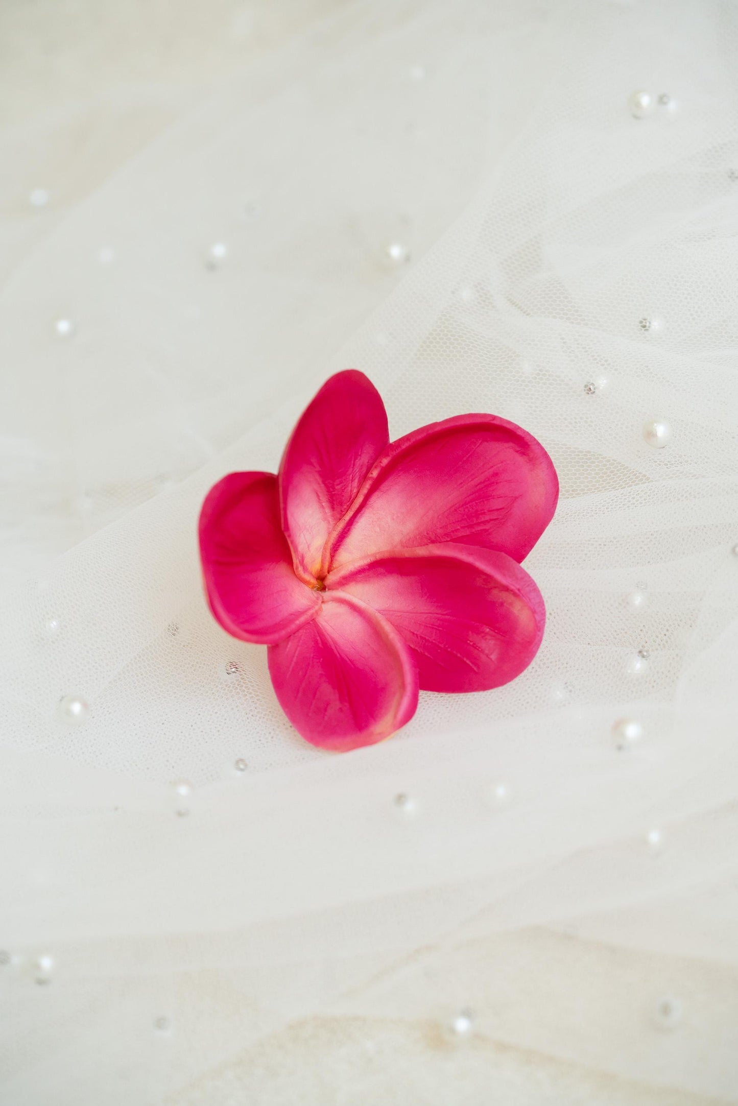 10 PCS Real Touch Rose Red Plumeria - DIY Flower Ornament Home Decor, Bathtub, Centerpiece, Headband, Aisle Decor, Wedding, Handmade Hairpin