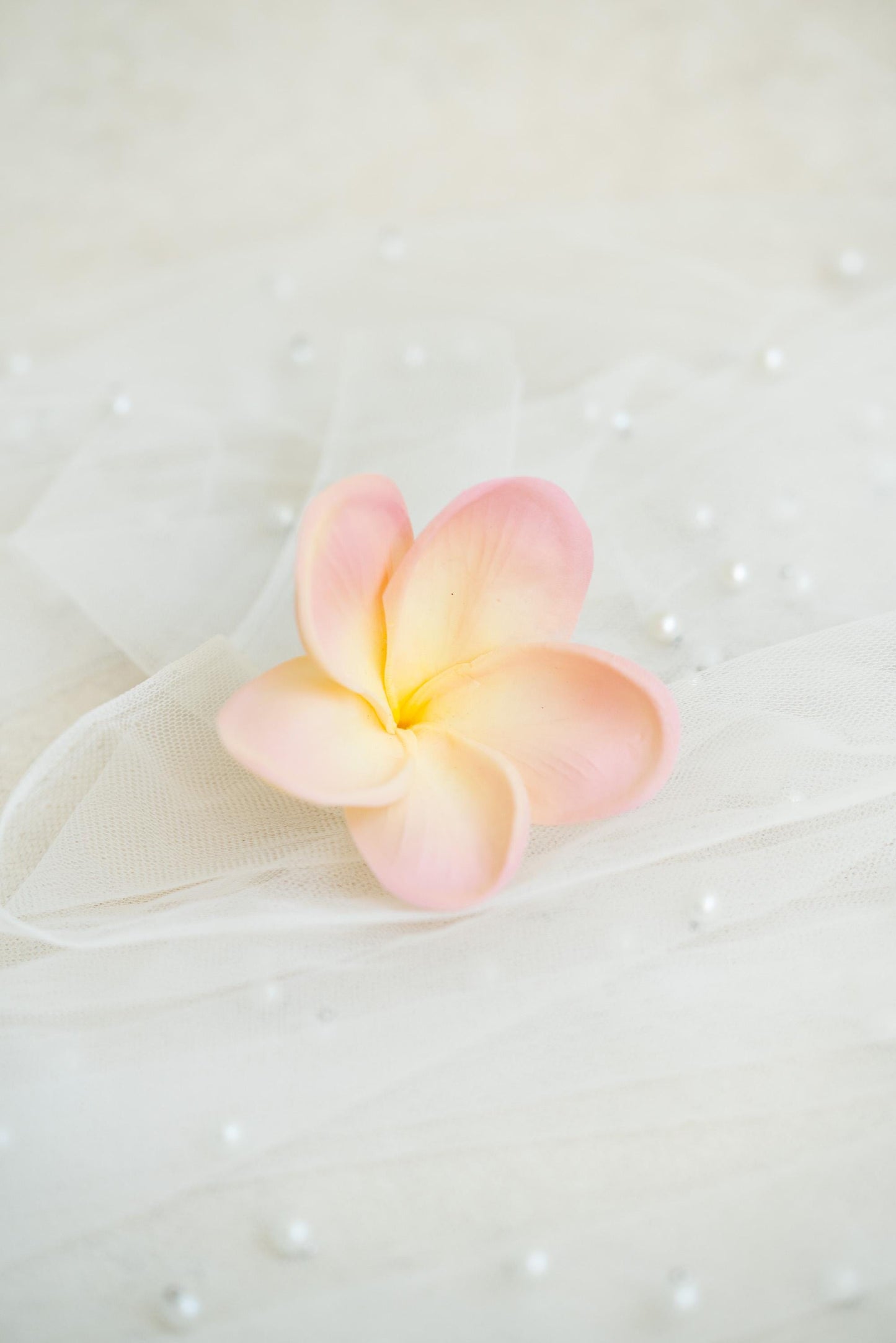 10 PCS Real Touch Light Pink Plumeria - DIY Flower Ornament Home Decor, Bathtub, Centerpiece, Headband, Aisle Decor,Wedding,Handmade Hairpin