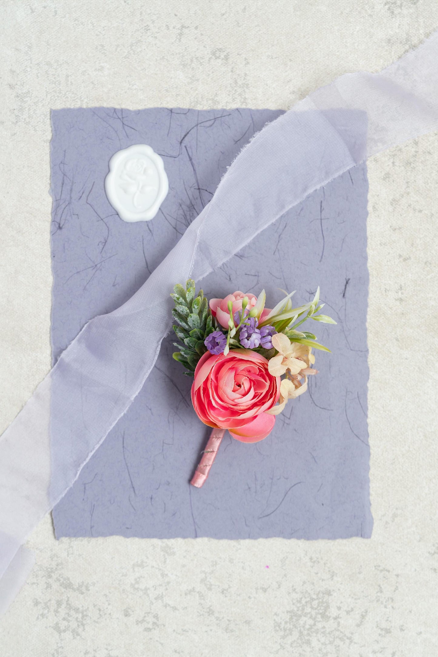 Personalized Lavender Pink Rose Pearl Bracelet Wrist Corsage Gift Bridesmaid, Flower Girl, Mom, Wedding Bridal Accessories, Prom Boutonniere