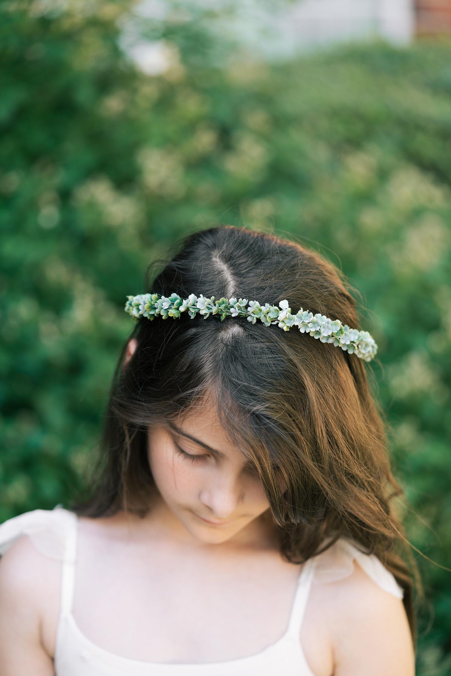 Bachelorette Party Headband Ideas, Simple Rustic Wedding Flower Crown, Bridesmaid Gift for Bridal Accessories, Flower Girl Flower Crown Gift