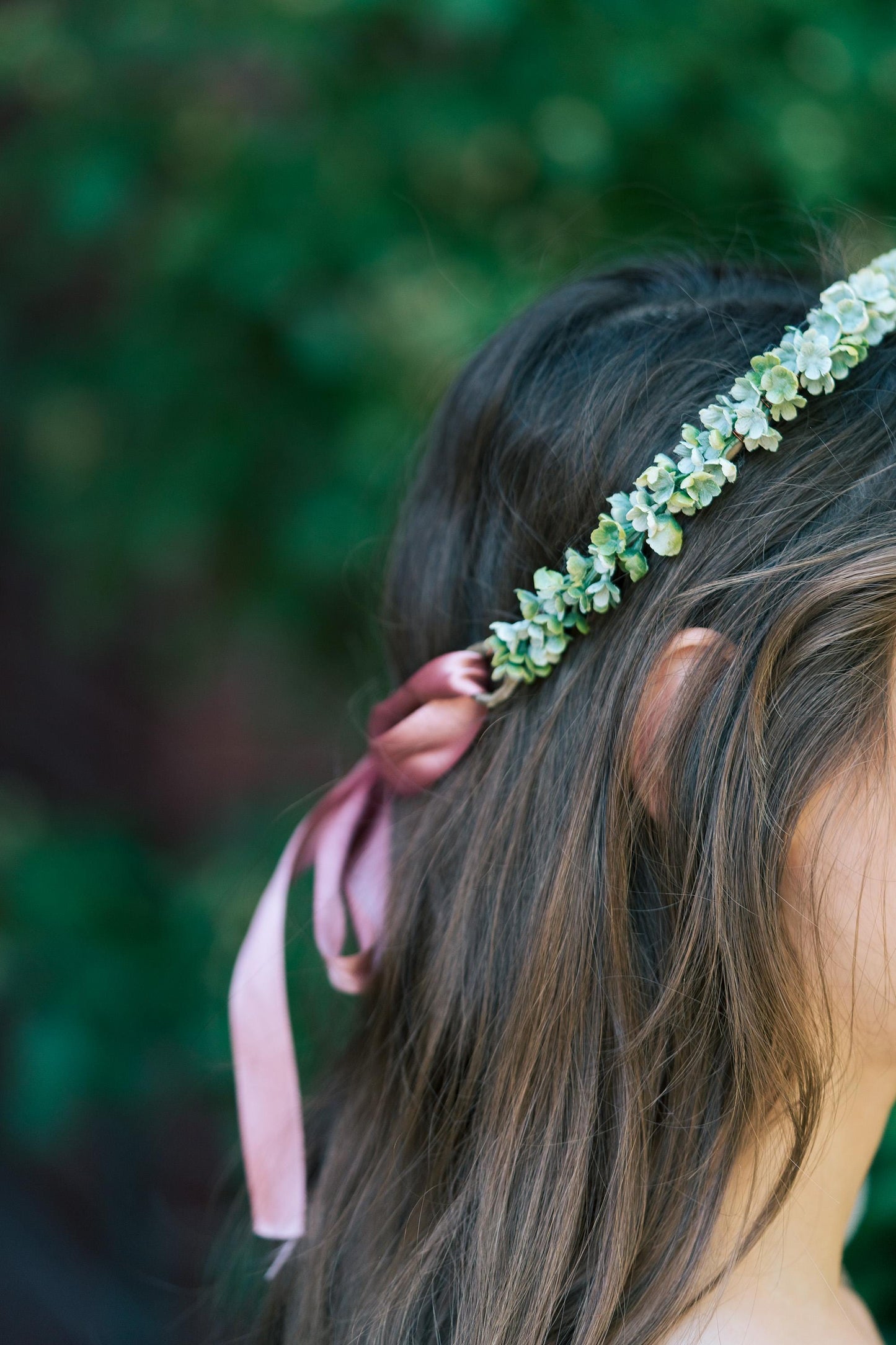 Bachelorette Party Headband Ideas, Simple Rustic Wedding Flower Crown, Bridesmaid Gift for Bridal Accessories, Flower Girl Flower Crown Gift