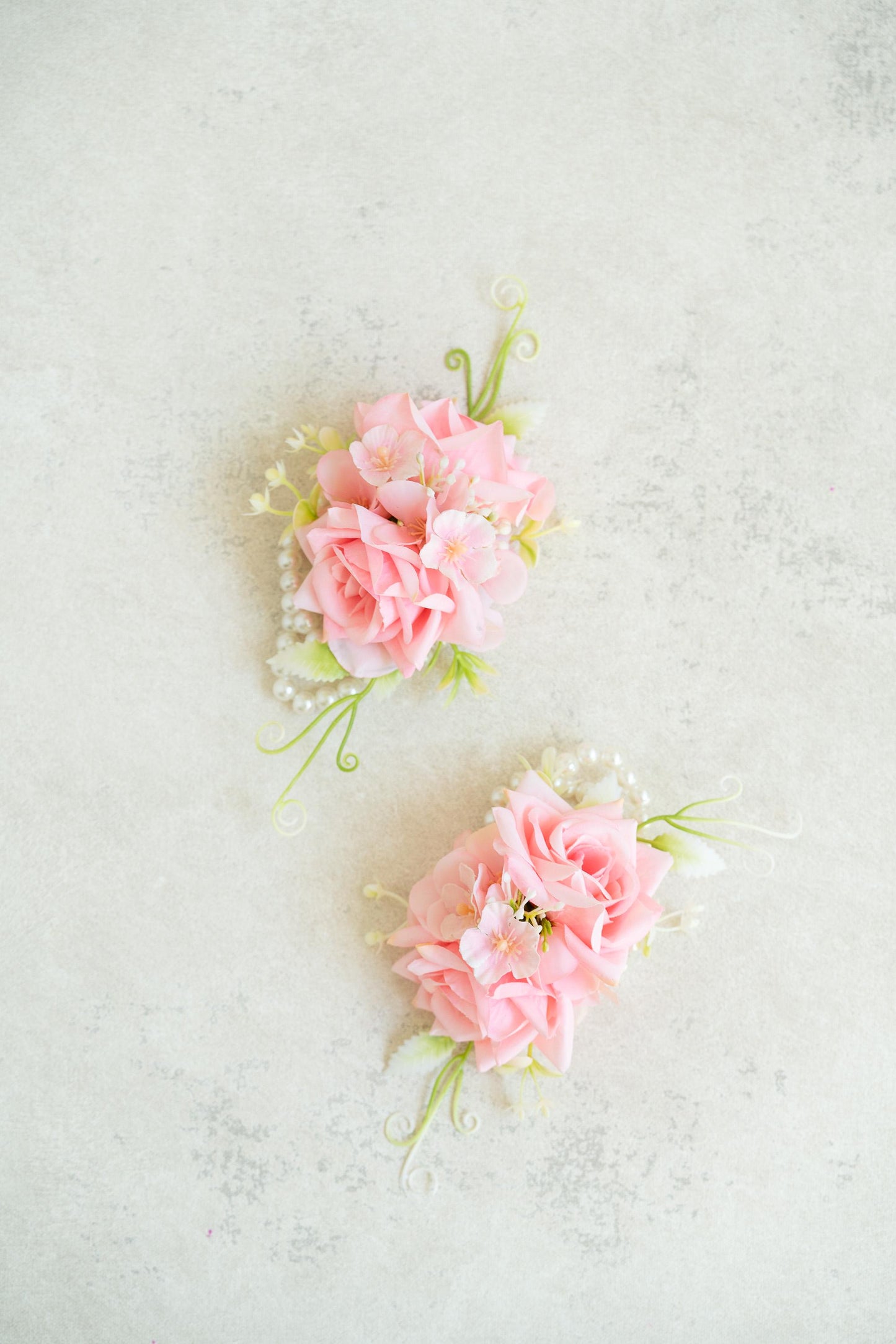 Classic Pink Rose Pearl Bracelet Wrist Corsage Gift for Her Rustic Wedding Bridal Accessories, Bridesmaid Gift, Prom Gift, Beach Swag