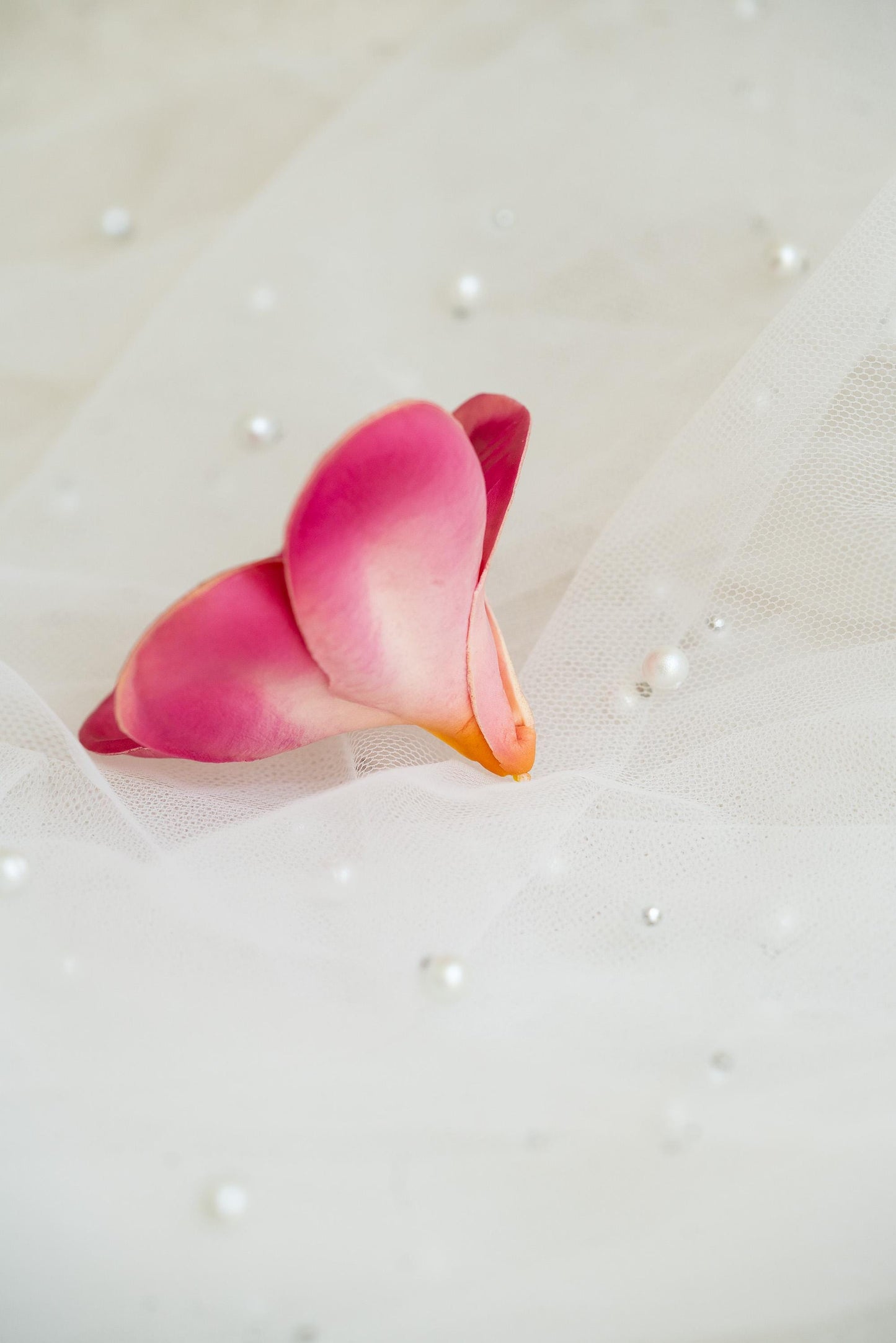 10 PCS Real Touch Rose Red Plumeria - DIY Flower Ornament Home Decor, Bathtub, Centerpiece, Headband, Aisle Decor, Wedding, Handmade Hairpin