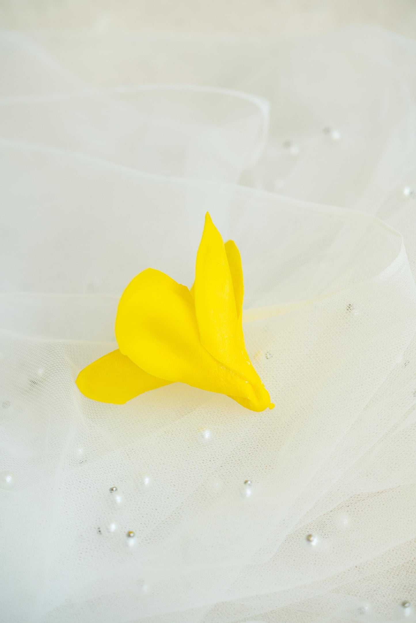 10 PCS Real Touch Yellow Plumeria - DIY Flower Ornament Home Decor, Bathtub, Centerpiece, Headband, Aisle Decor, Wedding, Handmade Hairpin