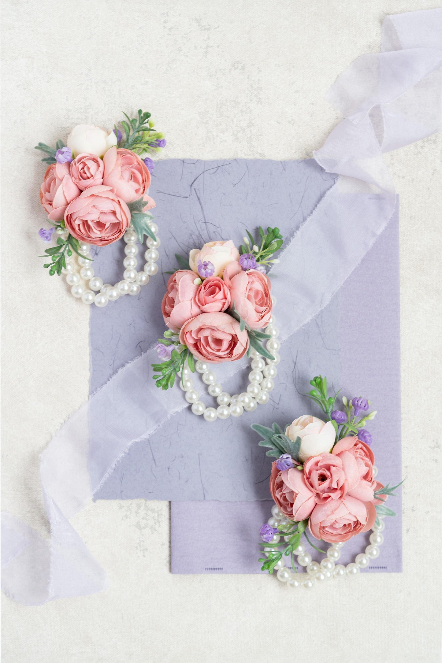 Cute Hot Dusty Rose Pearl Bracelet Wrist Corsage Bridesmaid Gift For Her, Mom Gift, Wedding Bridal Accessories, Dusty Pink Boutonniere Prom