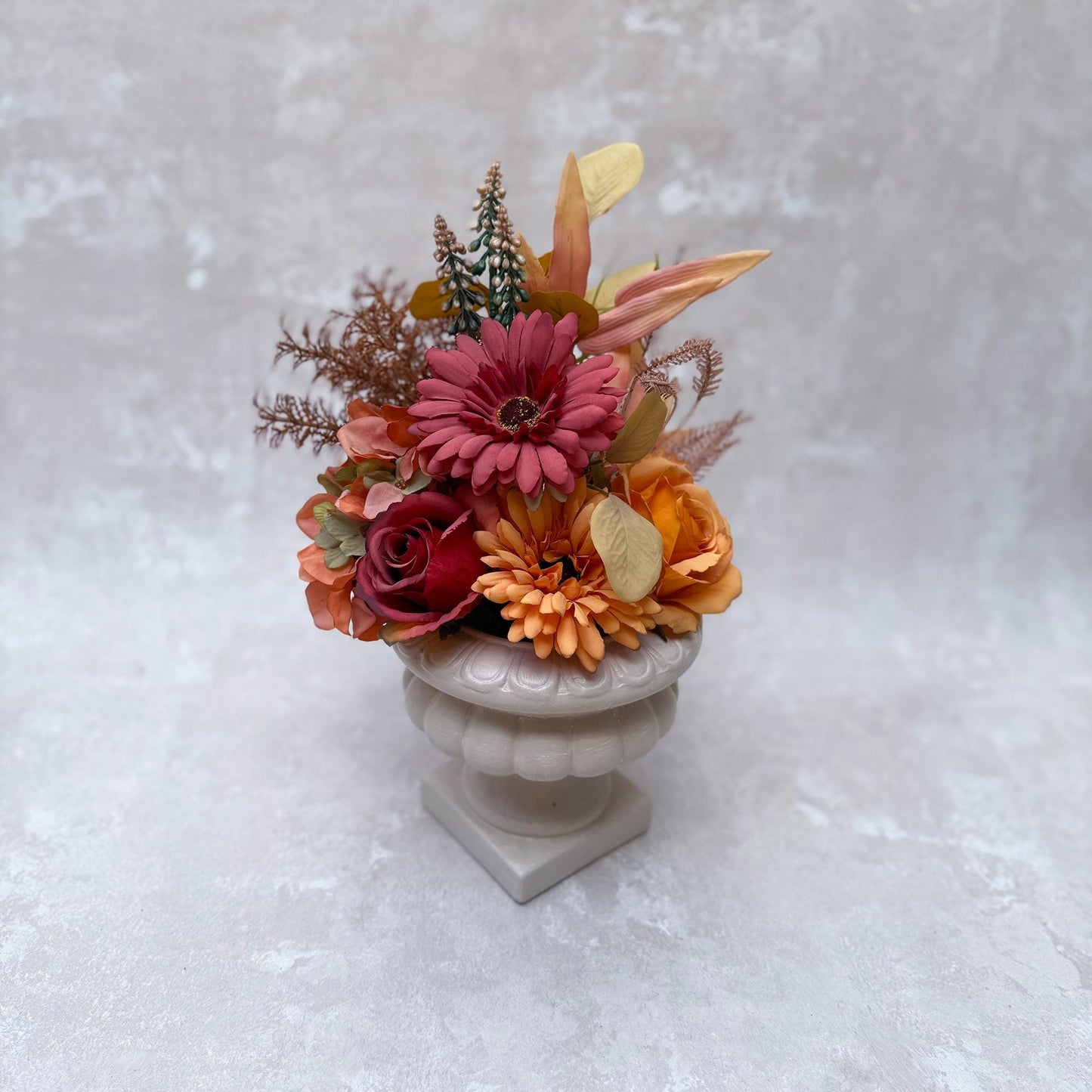 Mini Autumn Flower Bouquet Collection - Rose Daisy DIY Gift, Bridal Bouquet, Wedding Accessories, Floral Arrangements, Home Gift,Home Decor