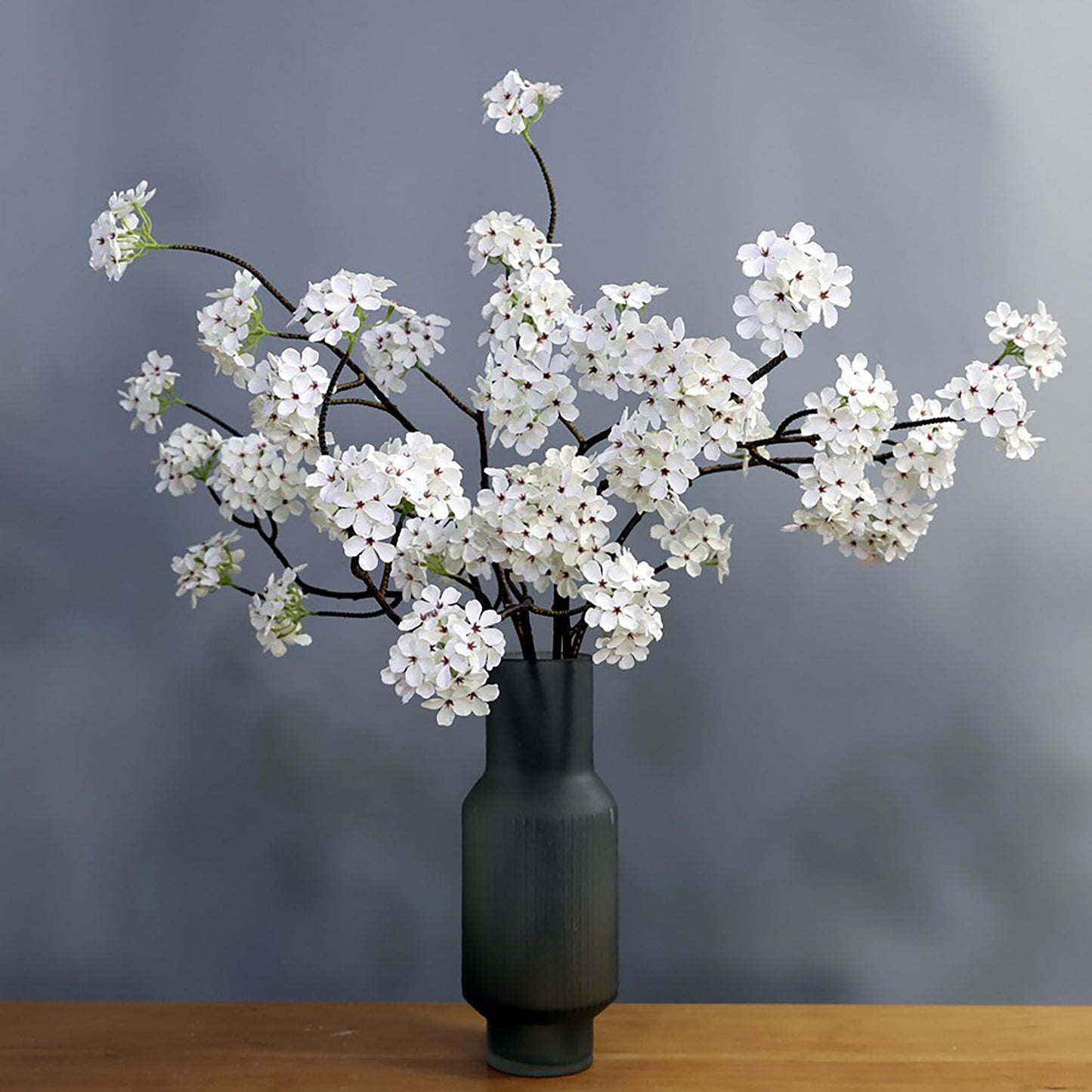 Long Summer Pear Blossom Branch, White Plum Blossom Stem for Home Decor, Window Display, DIY Work, Table Arrangements, Wedding Design Work