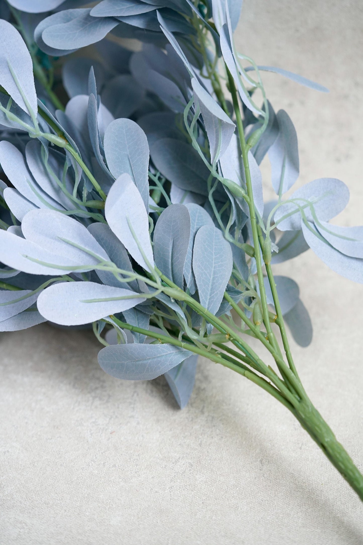 Fabric Jujube Branch, Artificial Grey Green Jujube Leaves, Silk Jujube Gift for Her, Wedding, Home Decor, DIY Floral Arch, Table Centerpiece