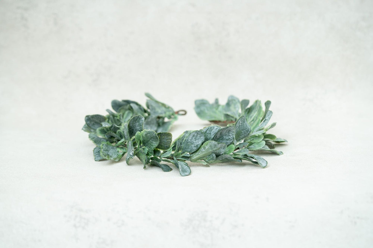 Dusty Olive Green Foliage Flower Crown, Flower Girl Headband, Gift for Her, Rustic Jungle Foliage Bridal Crown, Bridesmaid Gift