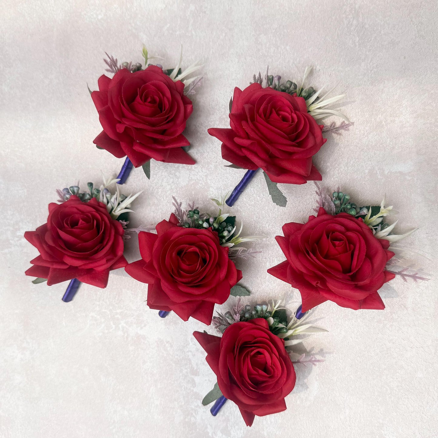 Real Touch Purple-Red Rose Pearl Bracelet Wrist Corsage Gift For Her Wedding, Bridesmaid, Prom Gift, Mom, Boho Swag Bridal Accessories