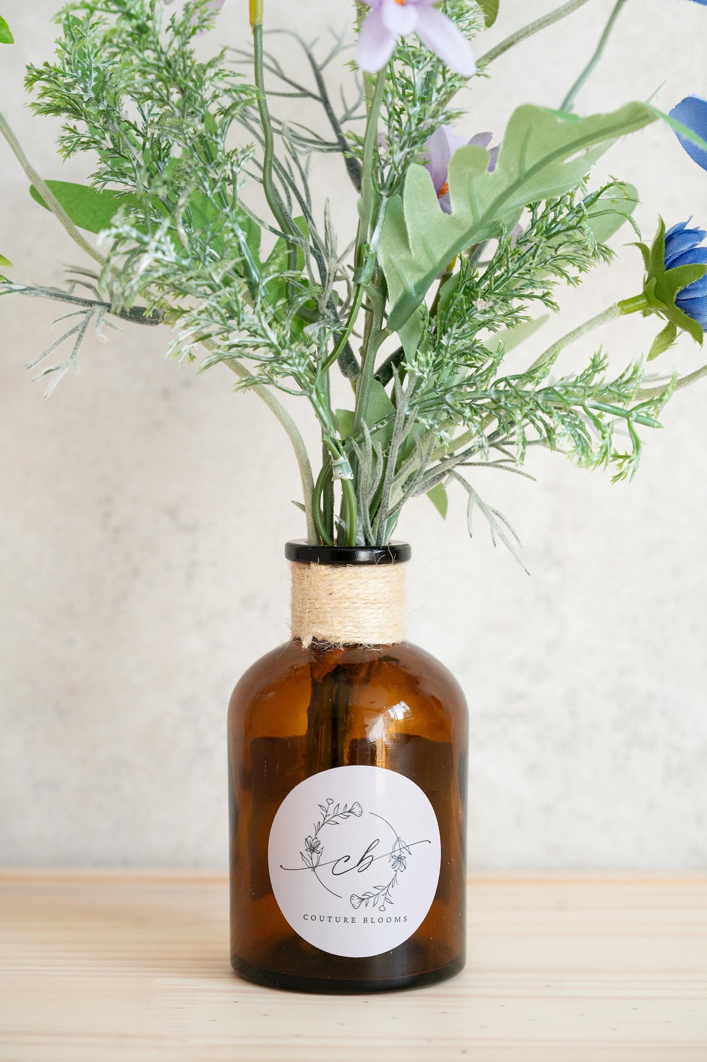 3 Bunches Daisy Flower Bouquet Gift, Silk Cosmos Floral Arrangements,Best Gift For Her, Home Decor, Bathroom Decor, Something Blue Swag