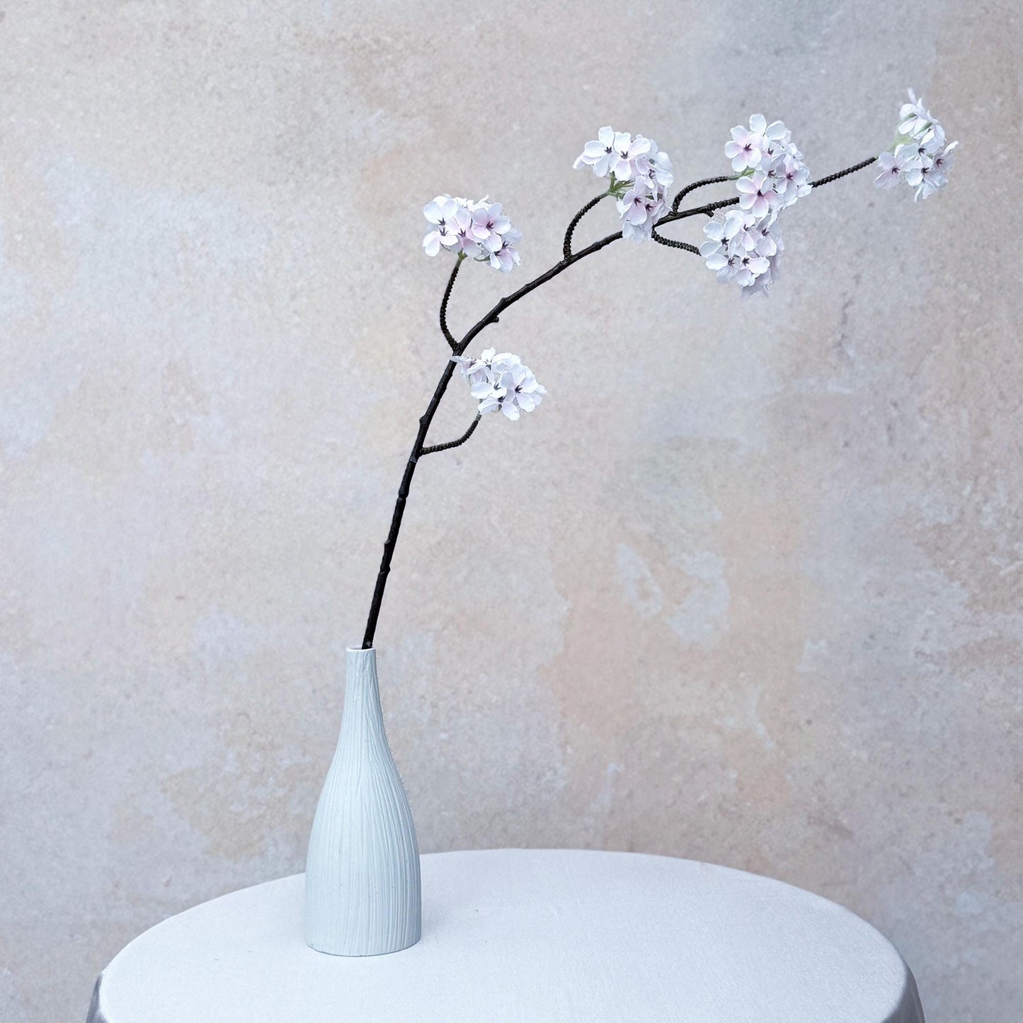 Long Summer Pear Blossom Branch, White Plum Blossom Stem for Home Decor, Window Display, DIY Work, Table Arrangements, Wedding Design Work