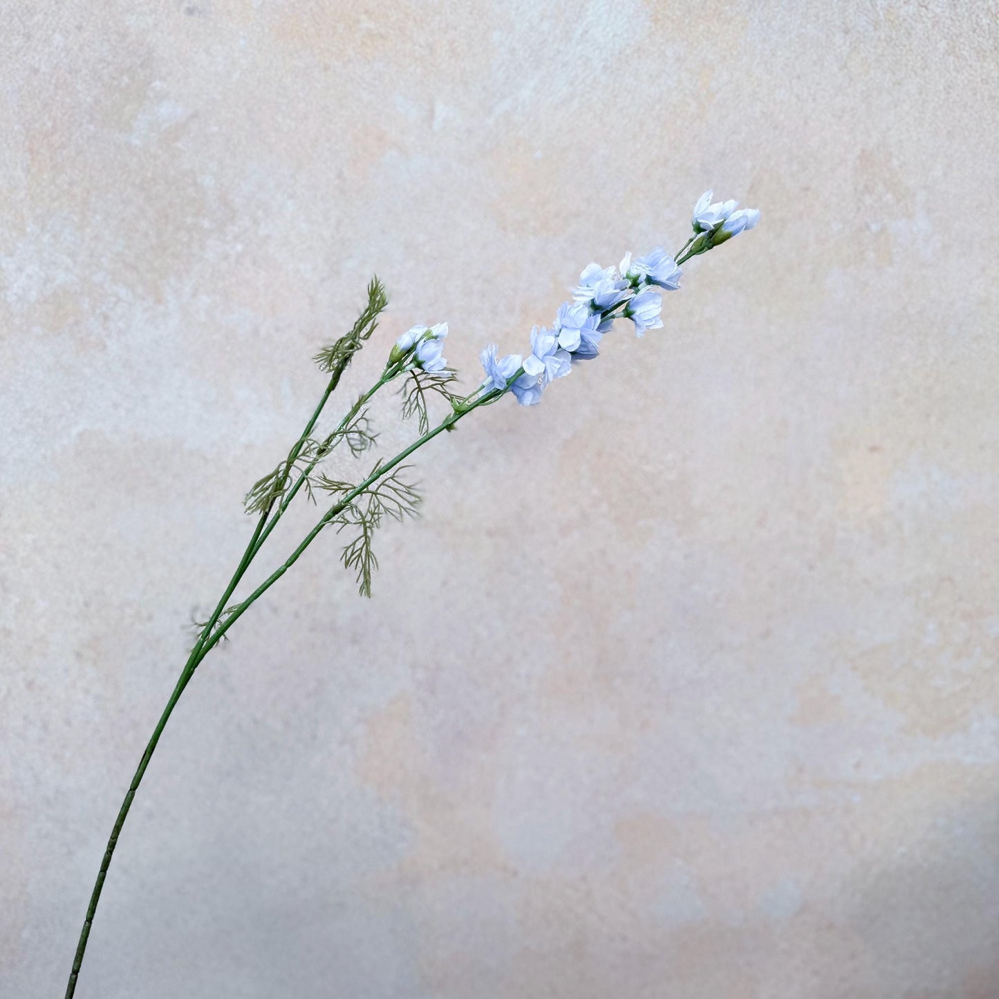 Long Sky Blue Larkspur Branch, Light Blue Silk Larkspur Gift for Home Decor, Window Display, Wedding Design, DIY Work, Arch Designing