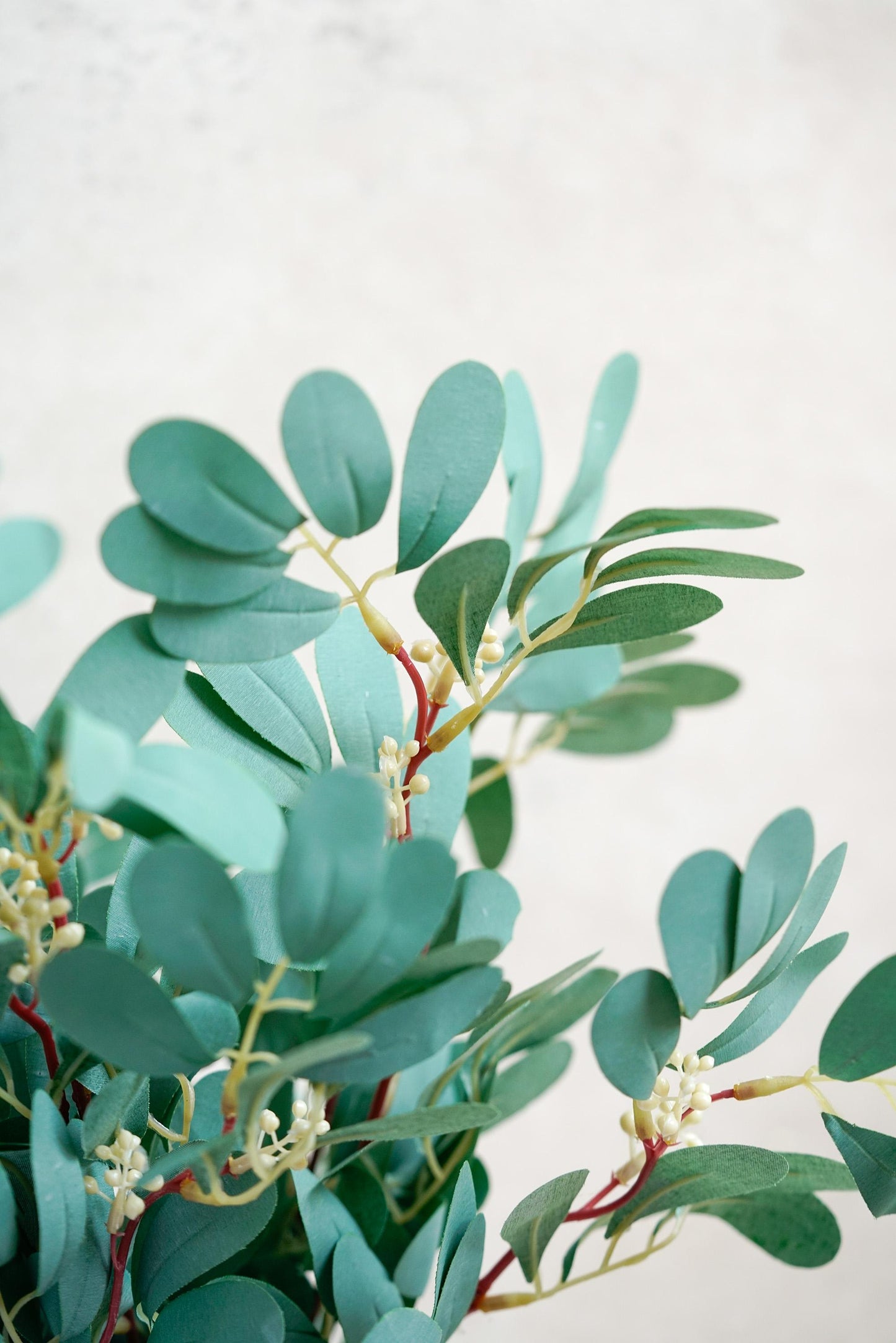 Silk Jujube Branch, Artificial Greenish Blue Jujube Leaves, Silk Jujube Gift for Her, Wedding, Home Decor, DIY Floral Arch,Table Centerpiece