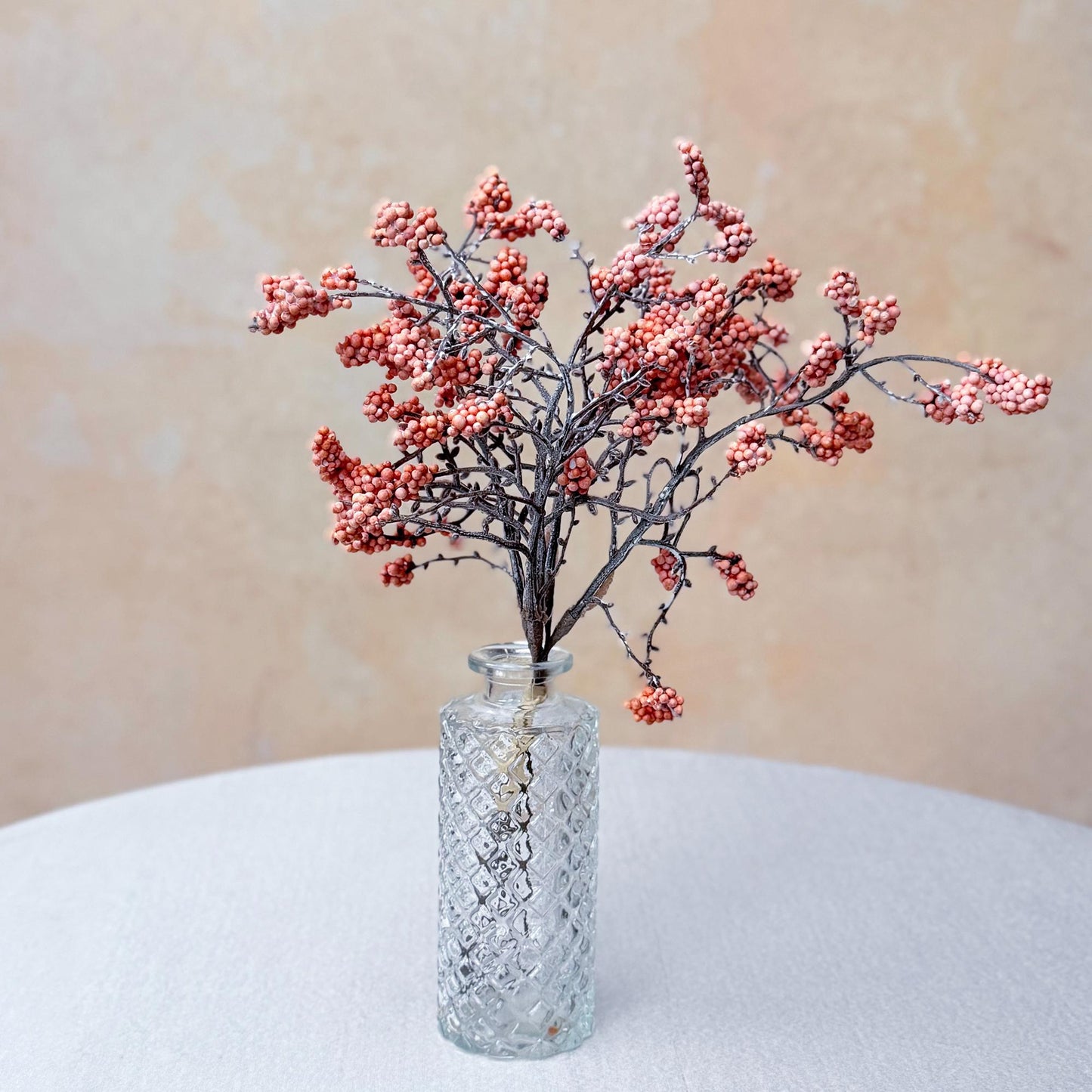 Wild Heather Sprays Bunch, Foam Heather Stems, Foam Berry Sprays for Fall Wedding, Christmas Wreath, Floral Arrangements, Home Decor