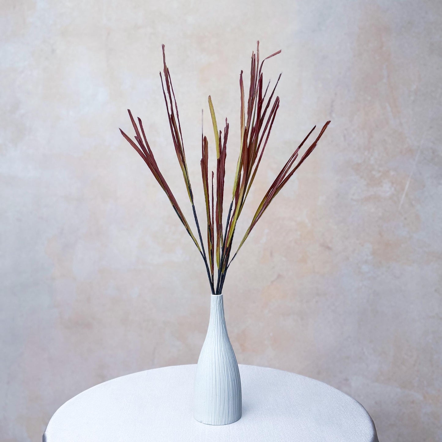 Silk Pampas Grass Bouquet, Faux Reed Stems, Fall Foxtail Floral Arrangements, Wedding Floral Decor, Rustic Home Decor, Table Centerpiece