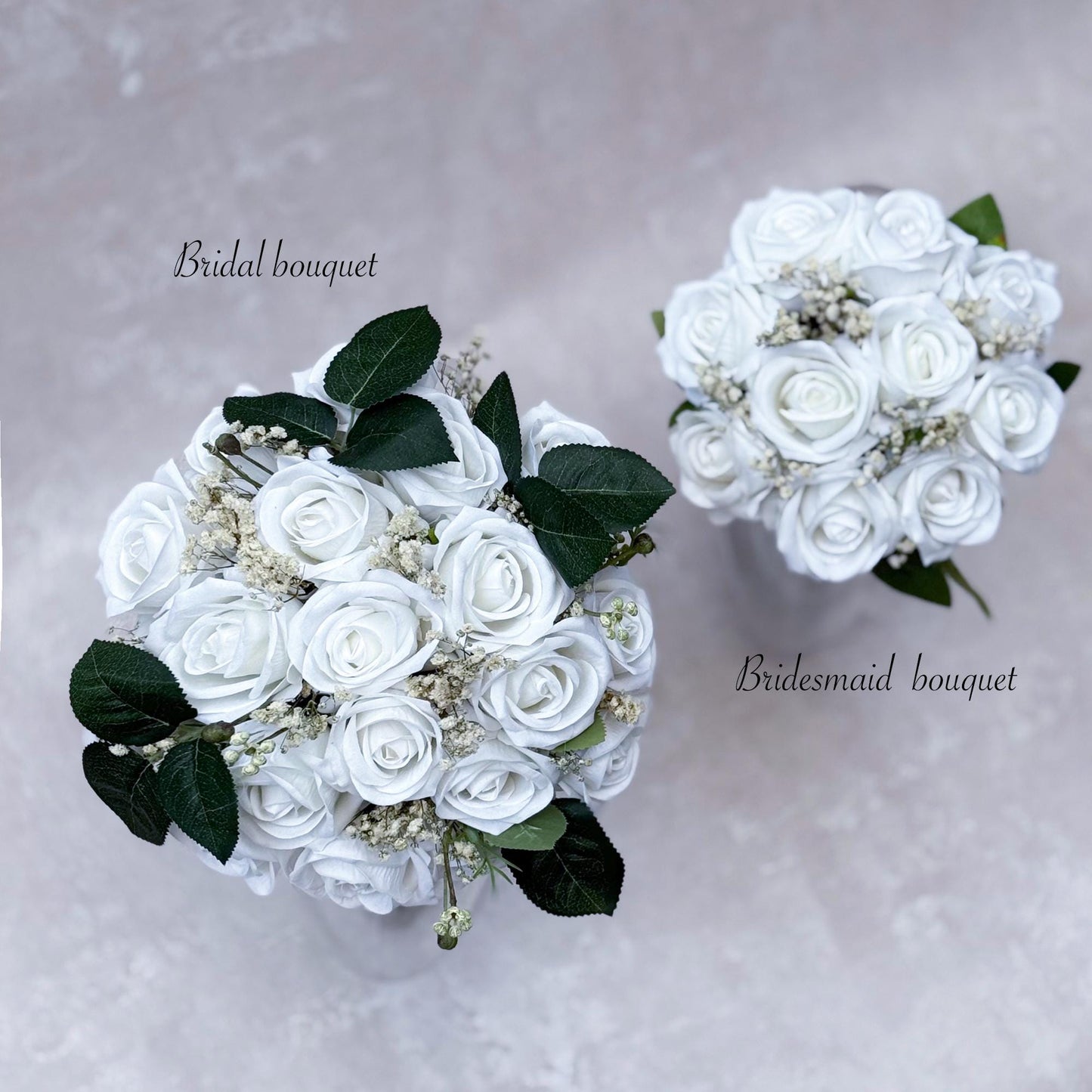 Dried Baby's Breath White Rose Bridal Bouquet, Rustic White Rose Wedding Bouquet, Wildflower Bouquet, White Rose Bridesmaid Bouquet Wedding