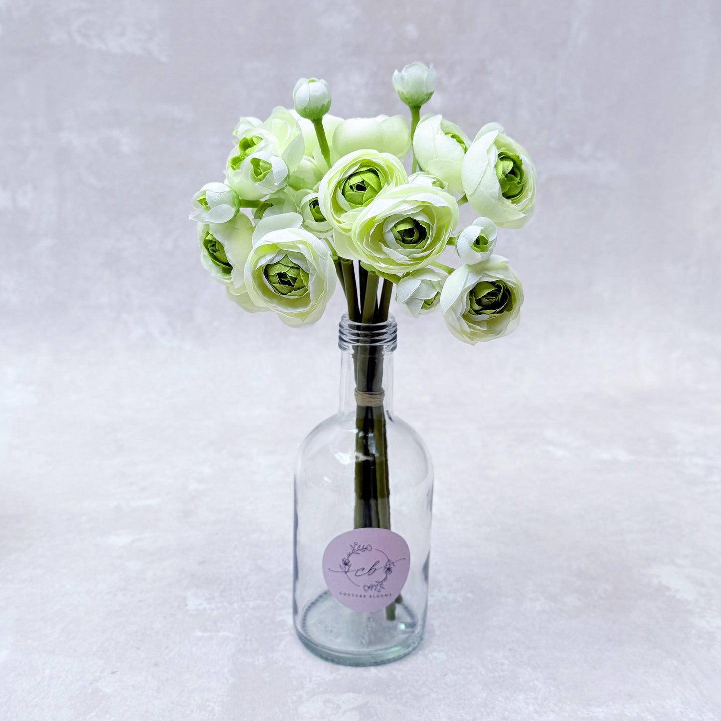 Green Picasso Rose Stems – Faux Flower Bundle Perfect For DIY Wedding Bouquet, Wreath, Silk Ranunculus Centerpiece, Crafts & Arrangements