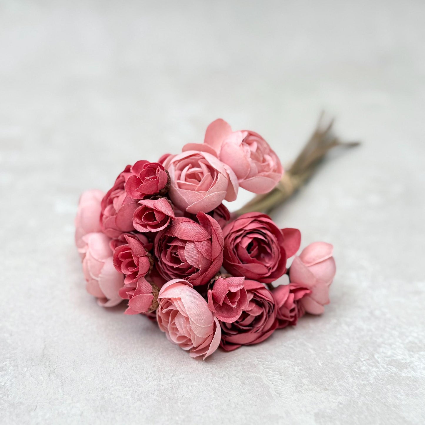 Blush Pink Rose Stems – Faux Flower Bundle Perfect For DIY Wedding Bouquet, Wreath, Silk Ranunculus Centerpiece, Crafts & Arrangements