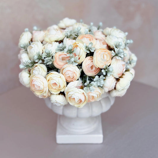 DIY Champagne Bridal Bouquet with Elegant Roses - Bridal accessories, Beach Wedding Bridesmaid Bouquet,Personalized Gift Ideas,Home Decor