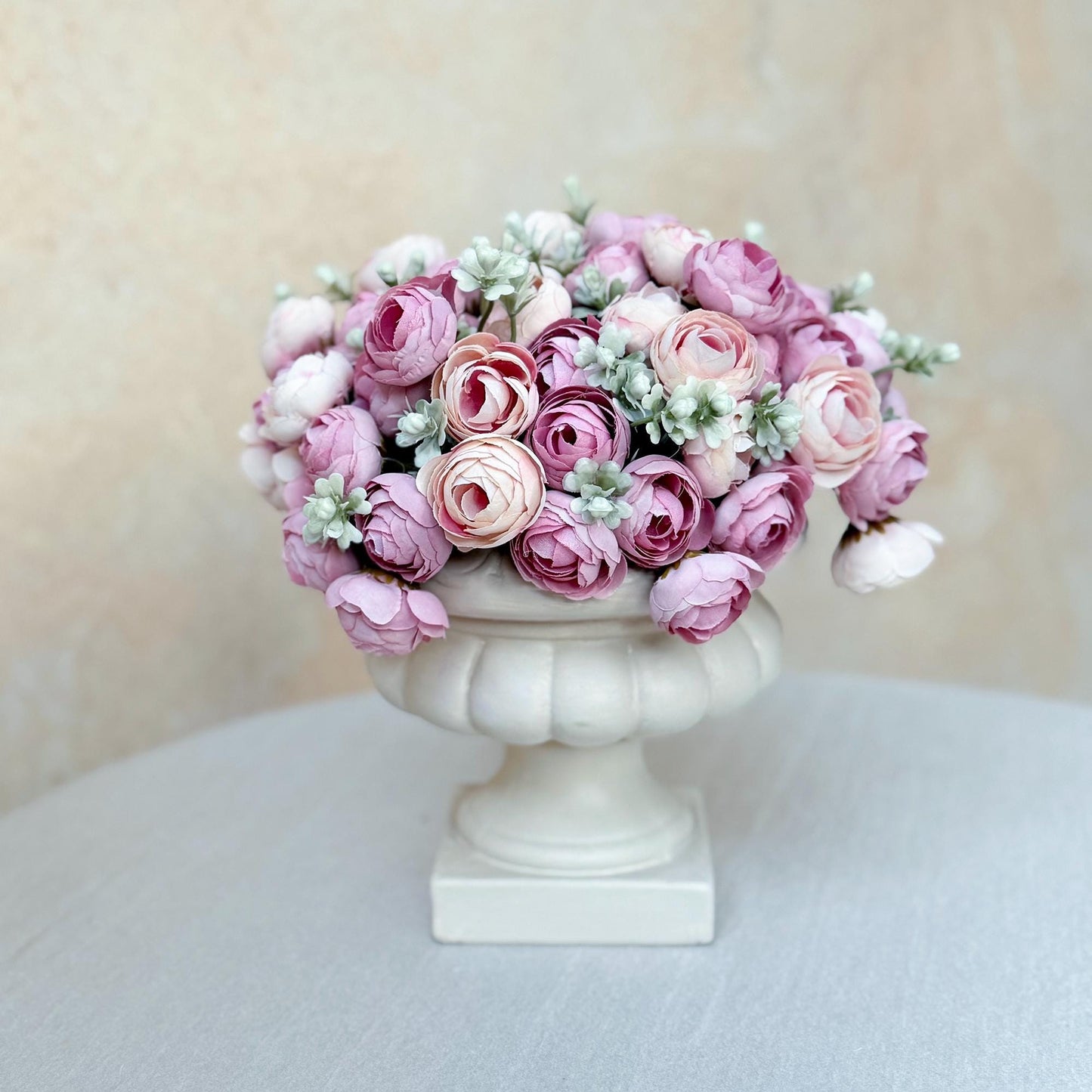 DIY Soft Mauve Bridal Bouquet with Elegant Roses - Bridal accessories, Beach Wedding Bridesmaid Bouquet,Personalized Gift Ideas,Home Decor