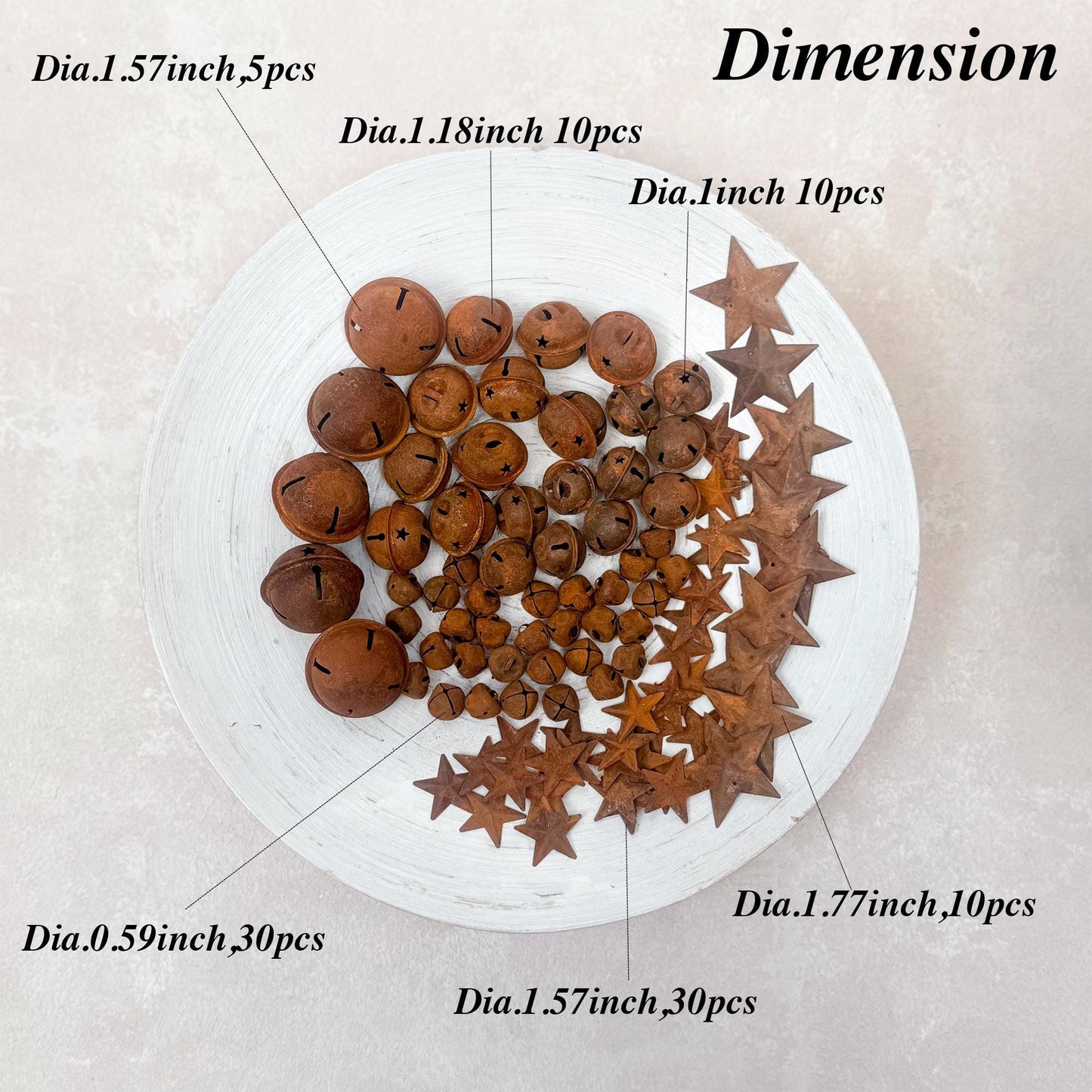 Luxurious Norfolk Pine Garland, Christmas Table Runner Gift Box, Christmas Ball, Rusty Sleigh Bell Star for Christmas Home,Mantelpiece Decor