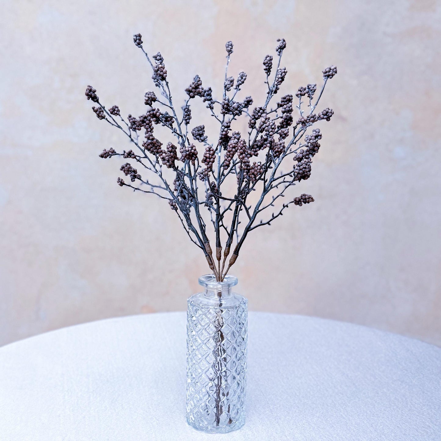 Wild Heather Sprays Bunch, Foam Heather Stems, Foam Berry Sprays for Fall Wedding, Christmas Wreath, Floral Arrangements, Home Decor