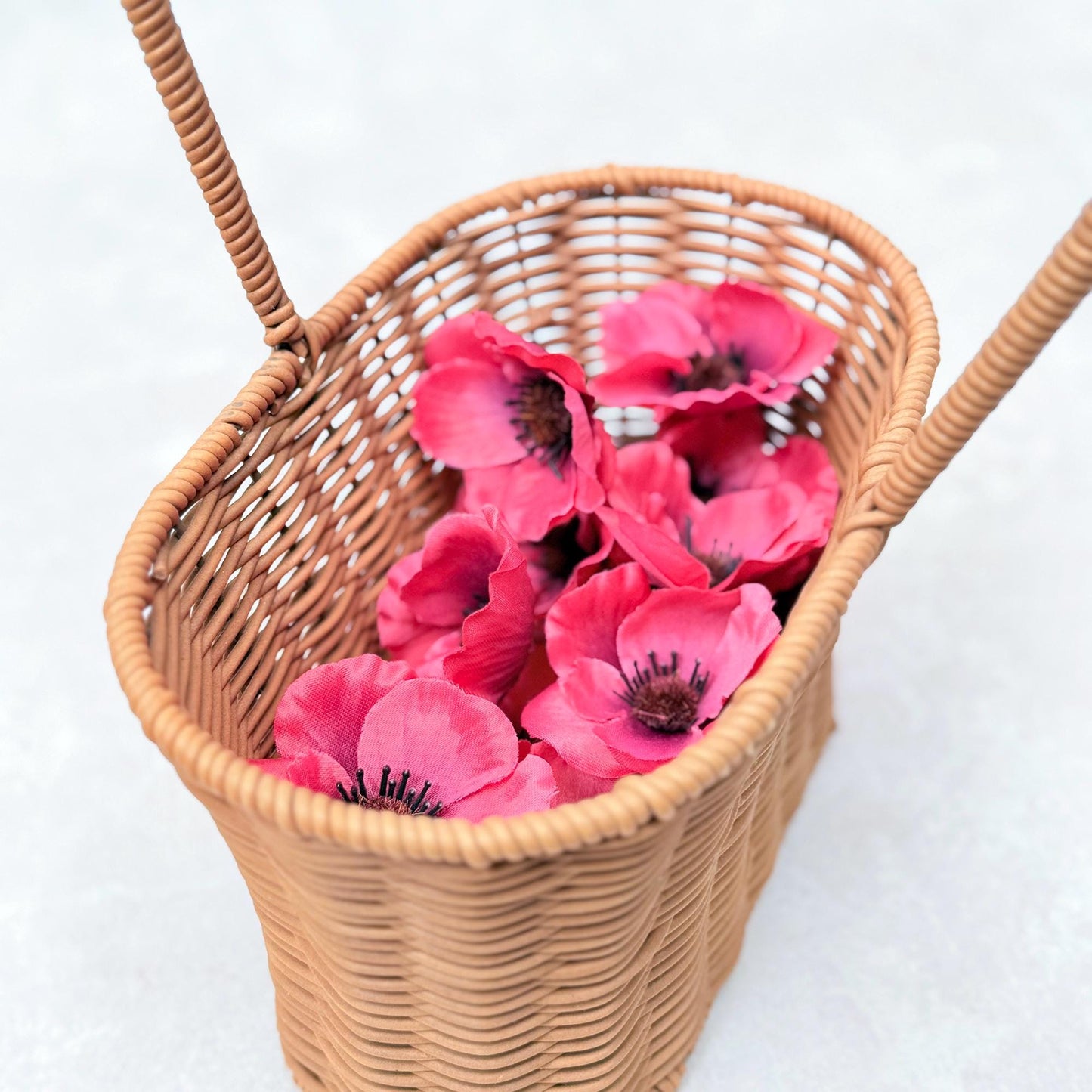 25 Red Cosmos Flower Head - Wedding Aisle Decor, Cake Topper, Flower Girl Basket Petals, DIY Silk Fake Flower Confetti, Fireplace mantel