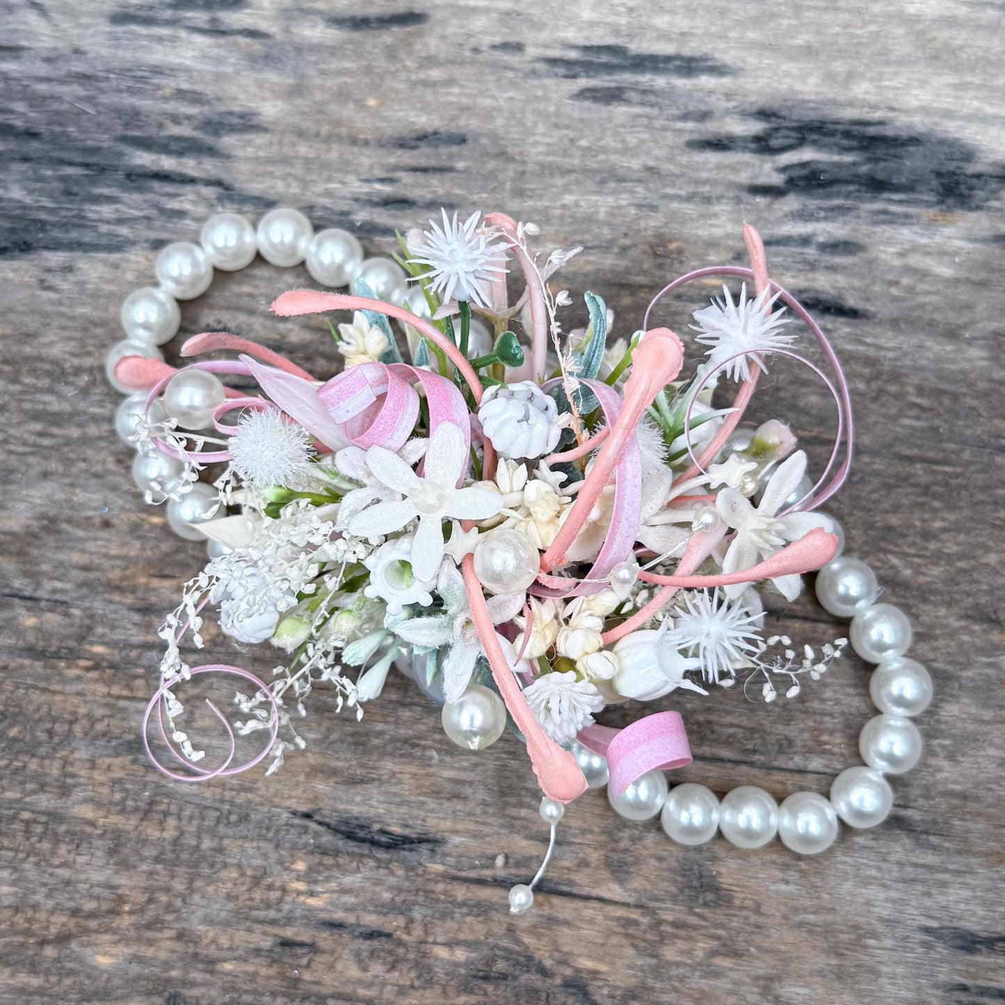 Personalized Zodiac Pearl Bracelet – Luxury Ocher Corsage for Fall Wedding, Prom, Zodiac Gift, Anniversary, Bridal Shower,Astrology Inspired