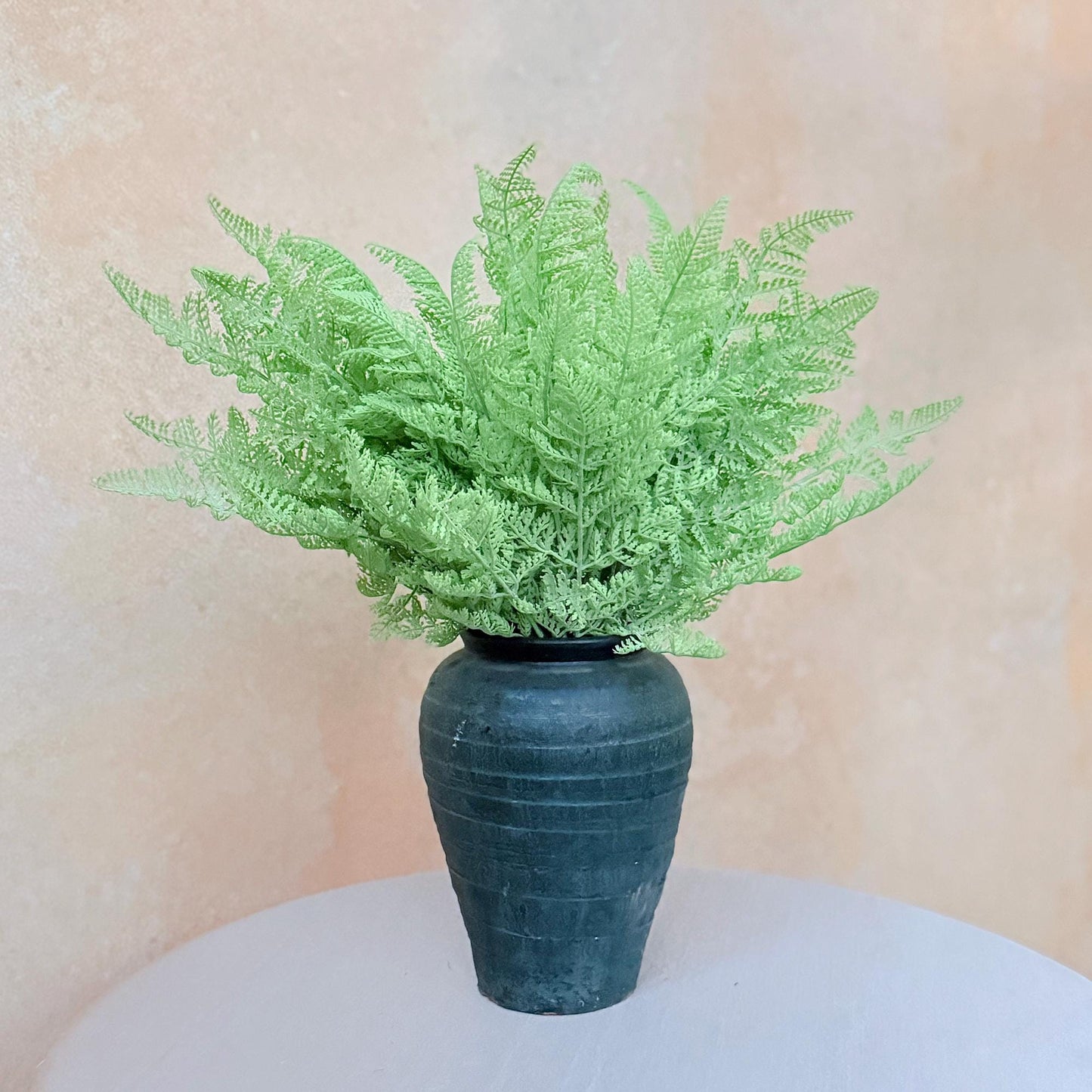 Fake Dusty Green Fern Plant Branch,Wildflowers For Bouquet,Wreath Ornaments,Farmhouse Home Decor,Faux Succulent For DIY Floral Arrangements