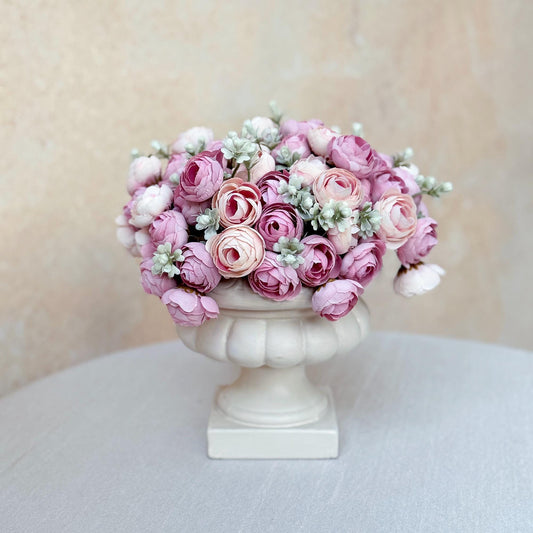 DIY Soft Mauve Bridal Bouquet with Elegant Roses - Bridal accessories, Beach Wedding Bridesmaid Bouquet,Personalized Gift Ideas,Home Decor