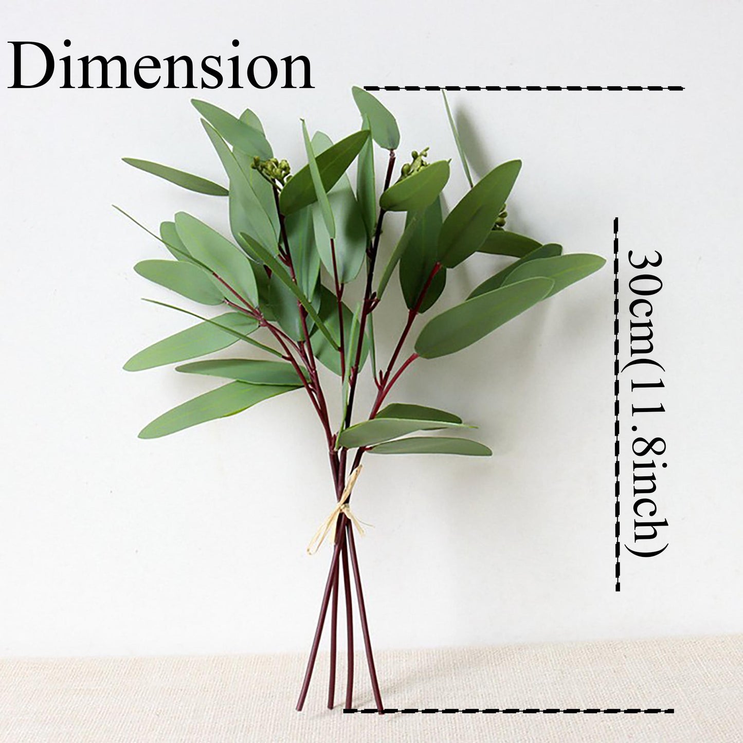 3D Printing Fake Eucalyptus Bundle, Real Touch Eucalyptus Bundle, Faux Plant For Wedding Decor, Home Decor, Wreath and Bouquet DIY Work