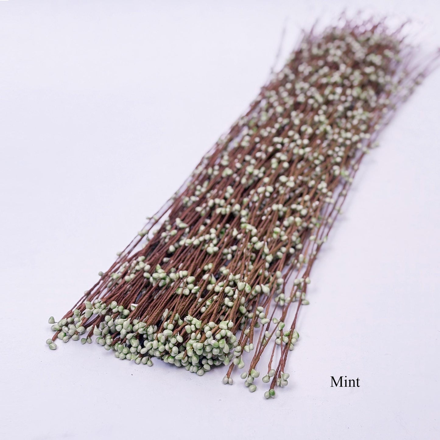 50pcs Navy Blue Pip Berry Stems - 23.5'' Teal Bendable Branches for DIY Home Decor,Rustic Wreath,Crown,Tiara,Card Making & Craft Accessories