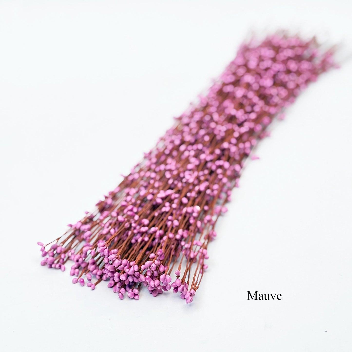 50pcs Coral Red Pip Berry Stems - 23.5'' Bendable Branches for DIY Home Decor, Rustic Wreath, Crown, Tiara, Card Making & Craft Accessories
